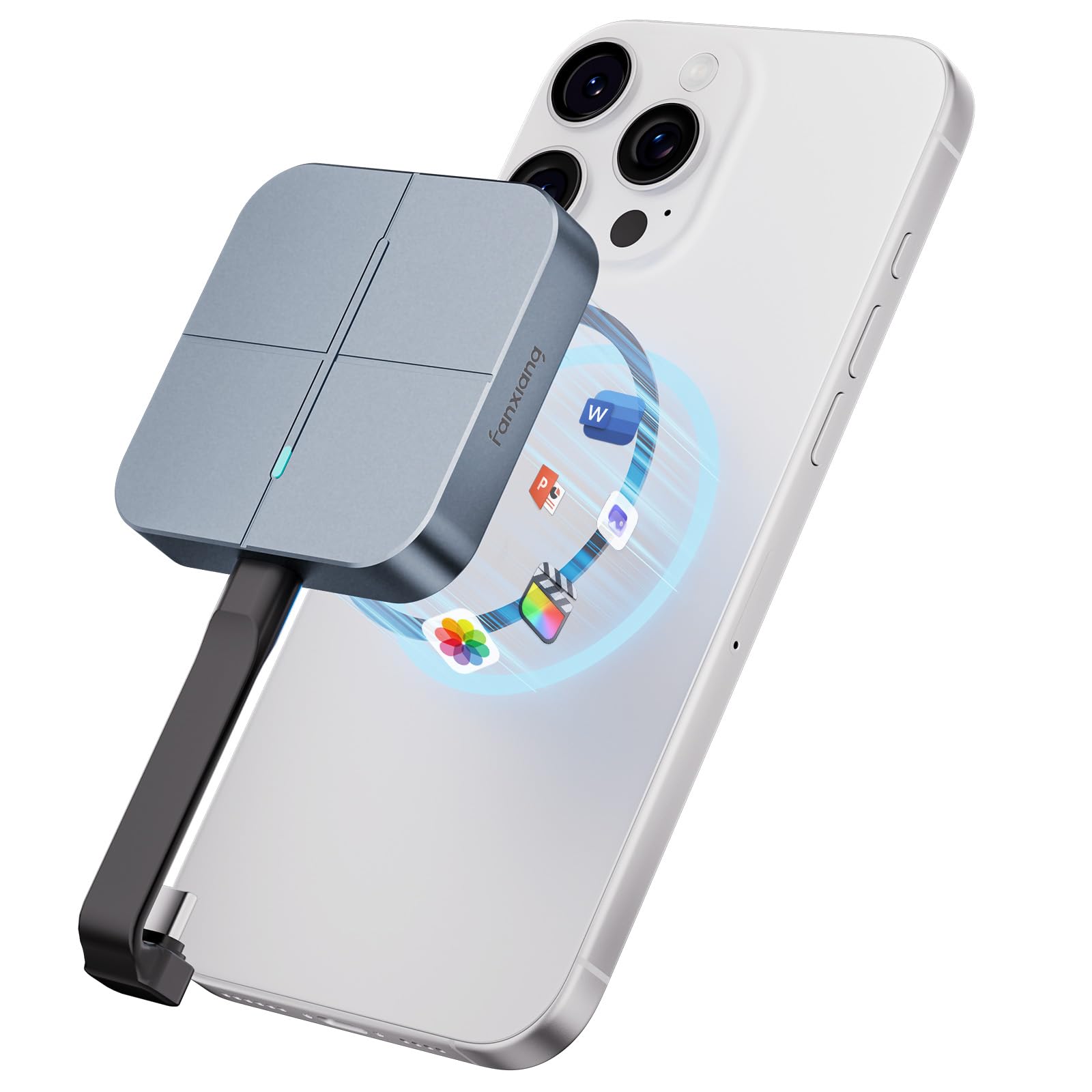 fanxiang PS1002 Disco Duro Externo 500 GB Magnético, SSD Externo Portátil Tipo 3.2 Gen2x2, Velocidad de hasta 1050 MB/s, Pequeño y Duradero, Compatible con Teléfono Móvil/Ordenador/PS4/PS5, etc