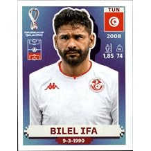 2022 Panini World Cup Qatar Sticker #TUN7 Bilel Ifa Group D Tunisia Mini Sticker Trading Card