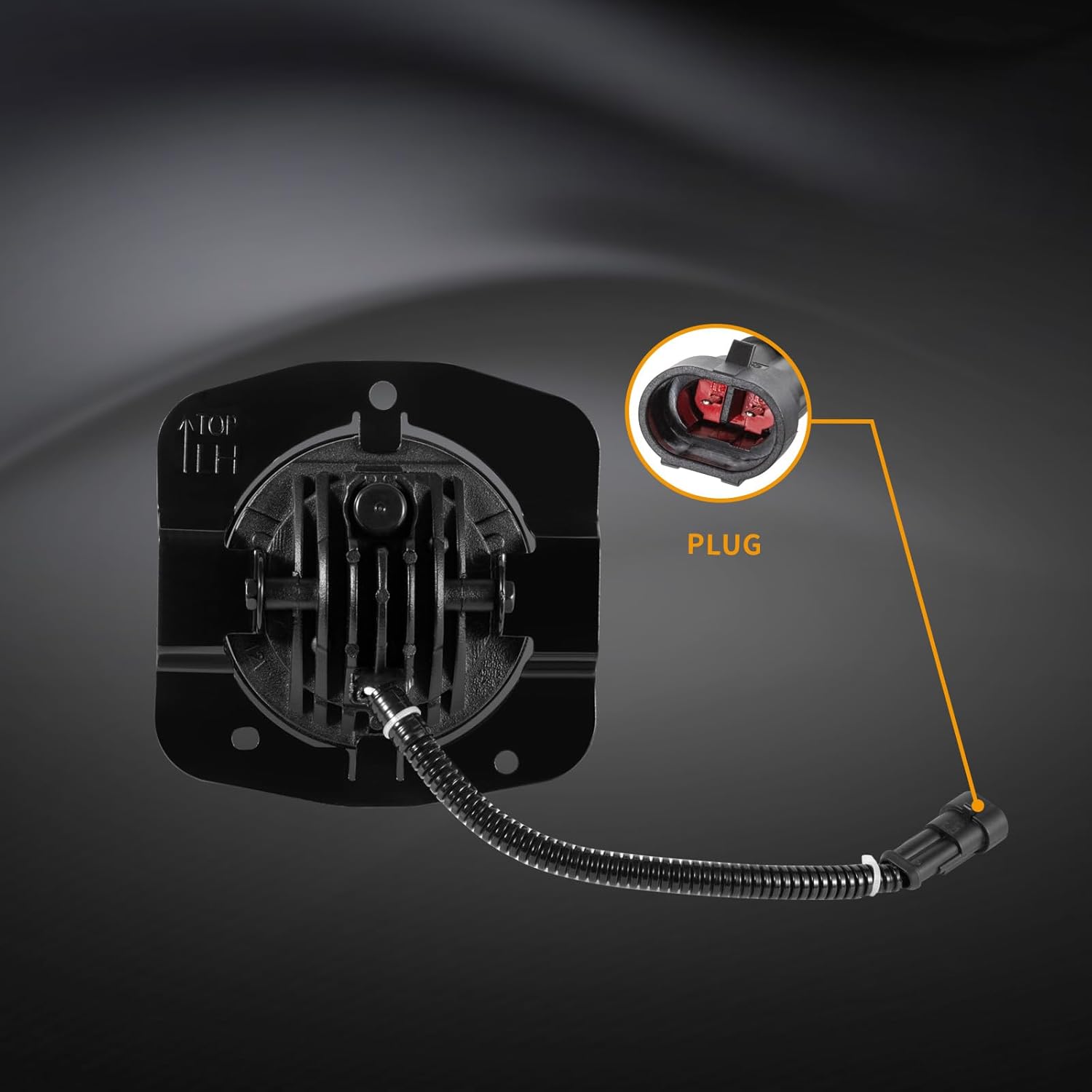 2PCS Full LED Fog Lights Bumper Driving Fog Lamps fit for Kenworth T680 2011-2020 Left Driver Side & Right Passenger Side H4070-83235L1 H4070-83235R1