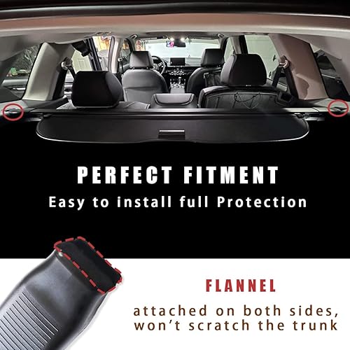Miniatura 2 de Muslogy Funda de carga retráctil para maletero CR-V 2023, cubierta de seguridad para maletero trasero compatible con Honda CRV 2023 de 6 generación