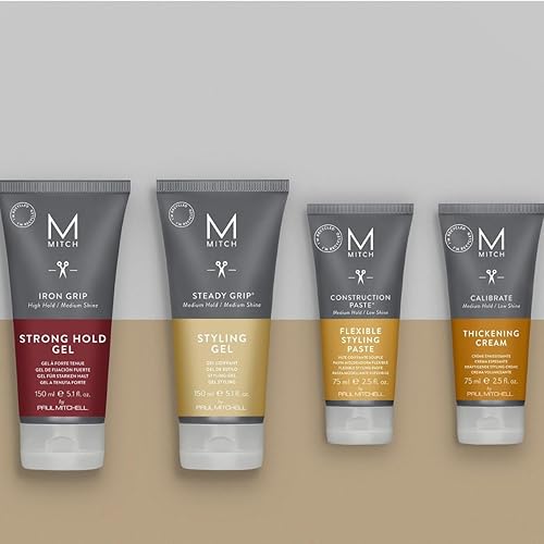 Miniatura 4 de MITCH by Paul Mitchell Calibrate - Crema espesante, sujeción media, bajo brillo, para todo tipo de cabello, 2.5 onzas líquidas