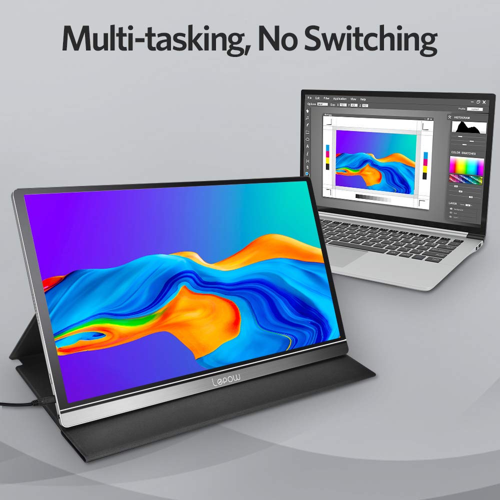 Portable Monitor Lepow Z1Gamut (2021) 15.6 Inch FHD 1080P High Color