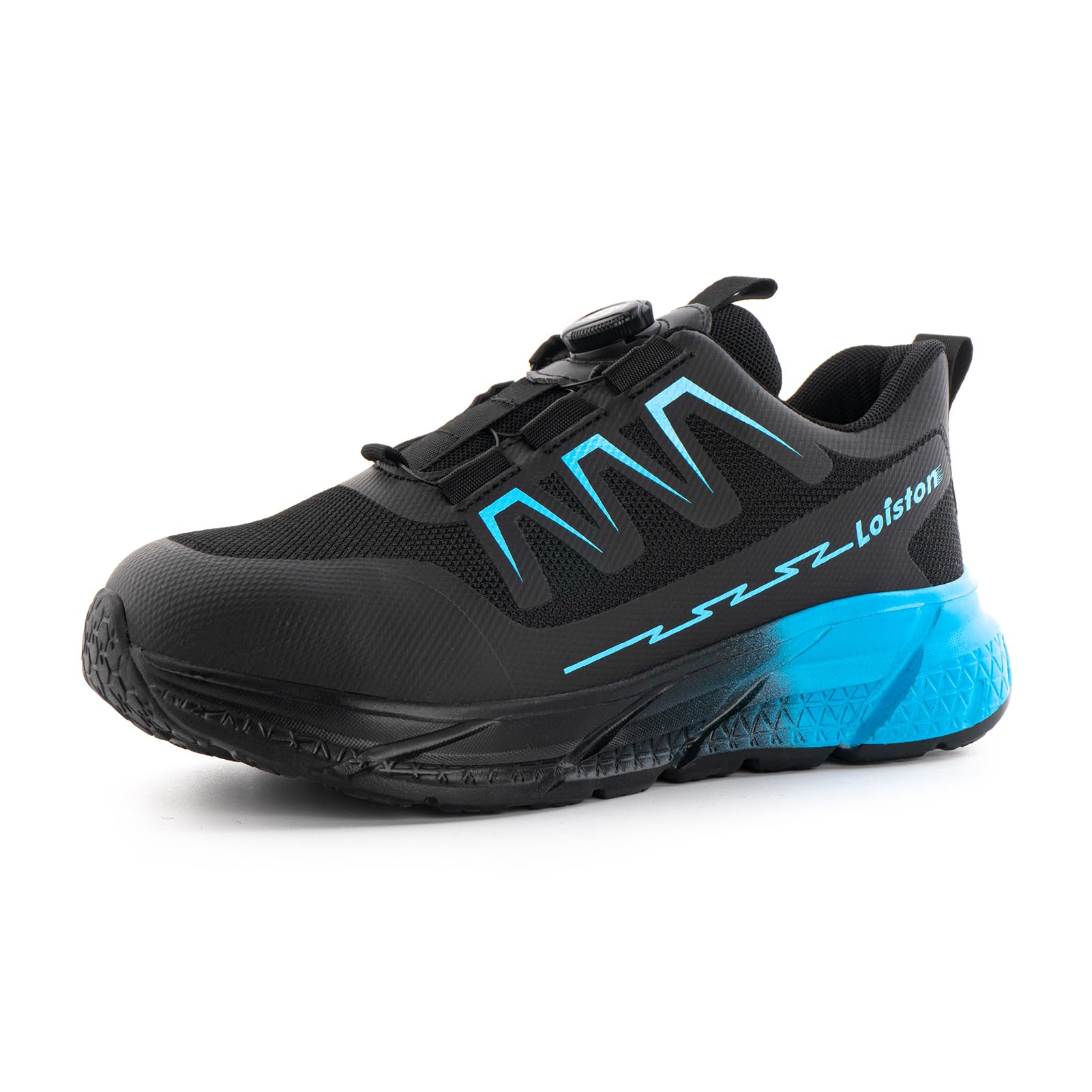Sicherheitsschuhe Damen Leicht Arbeitsschuhe mit Stahlkappe Stahlkappenschuhe Arbeitsschutzschuhe Arbeit rutschfest Atmungsaktiv Hellblau K06 Gr.37