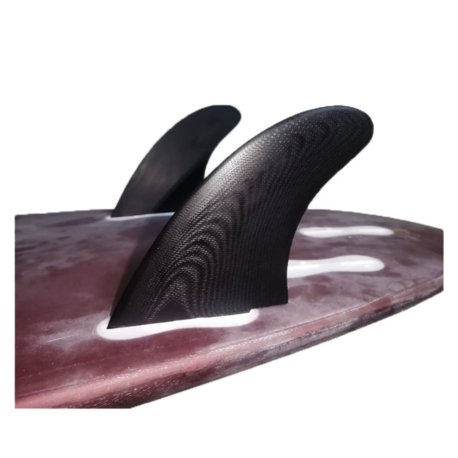 Black Surfboard Fins Fin 2 Piezas Set Performance Glass (PG) Fin para Tablas de Surf