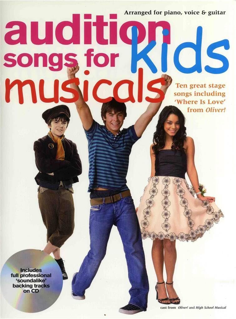 Audition Songs For Kids Musicals Pvg Book/Cd
