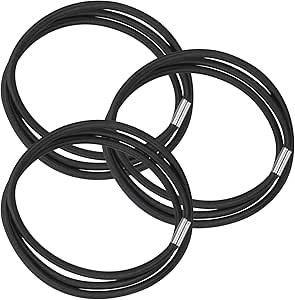 3 Pack Trash Can Bands Elastic Rubber Bands - Fits 55, 65, 96 Gallon Garbage Cans