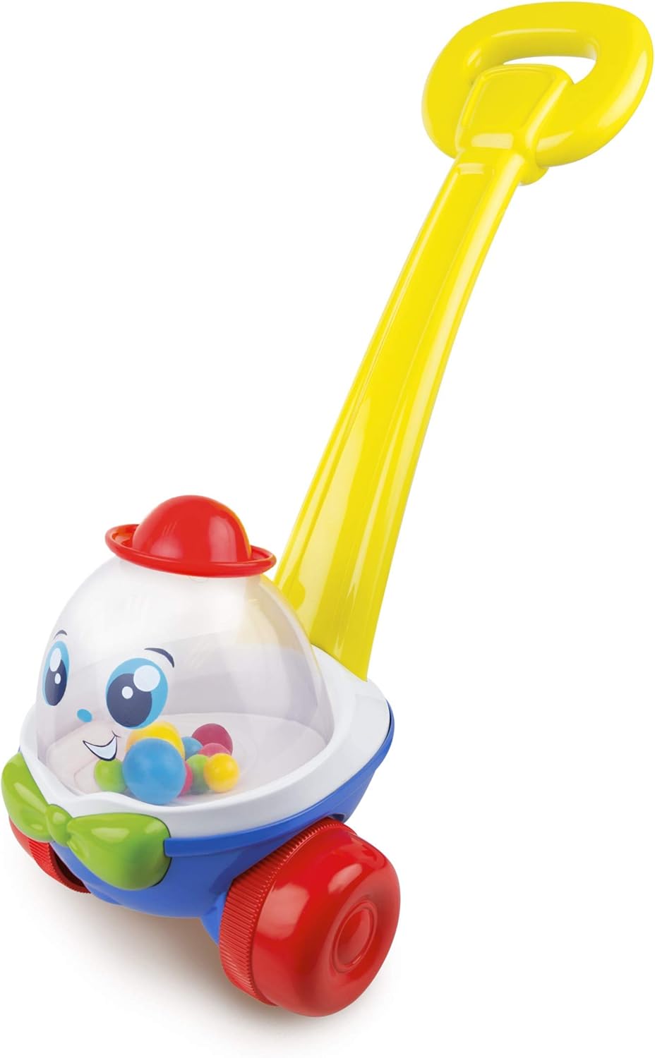 Winfun Push Along Humpty Dumpty Toy – Walking Encouragement Toy for Toddlers with Popping Balls, Handle & Wheels – Gross Motor Skill Development for Kids 12M+ – Indoor/Outdoor Play