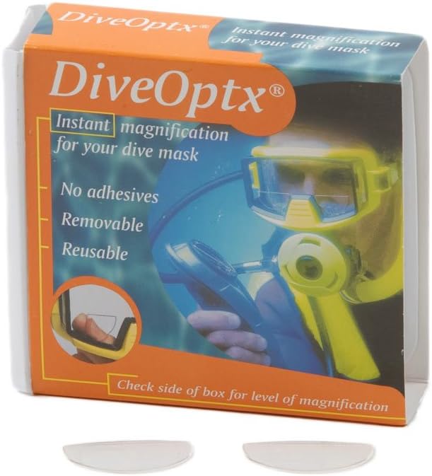 Trident Optx Flexible Dive Mask Magnifiers (Pair) 1.25