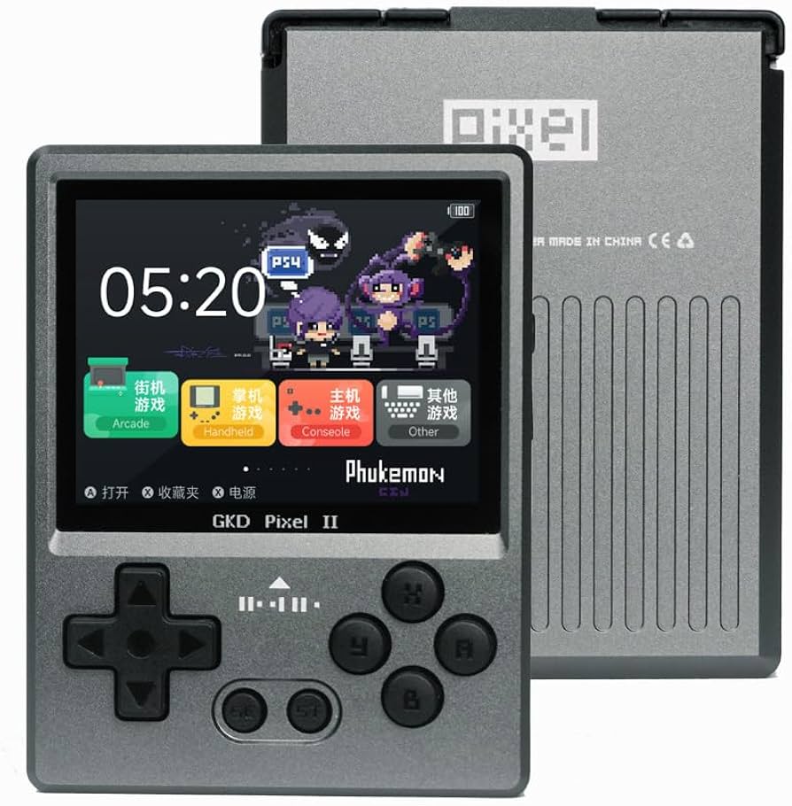Amazon.co.jp: GKD Pixel II RK3326S Whatsko レトロポータブルゲーム