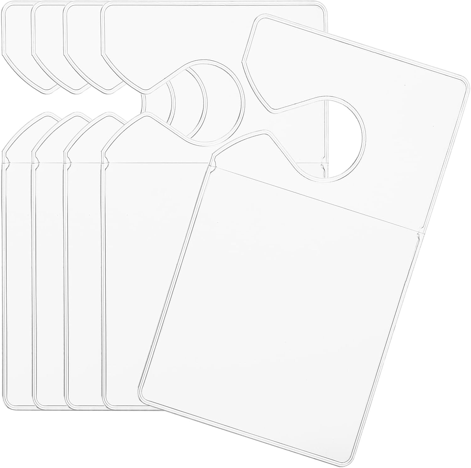 DSLSQD 5 Pcs Clear Parking Permit Holder, 77x127mm Parking