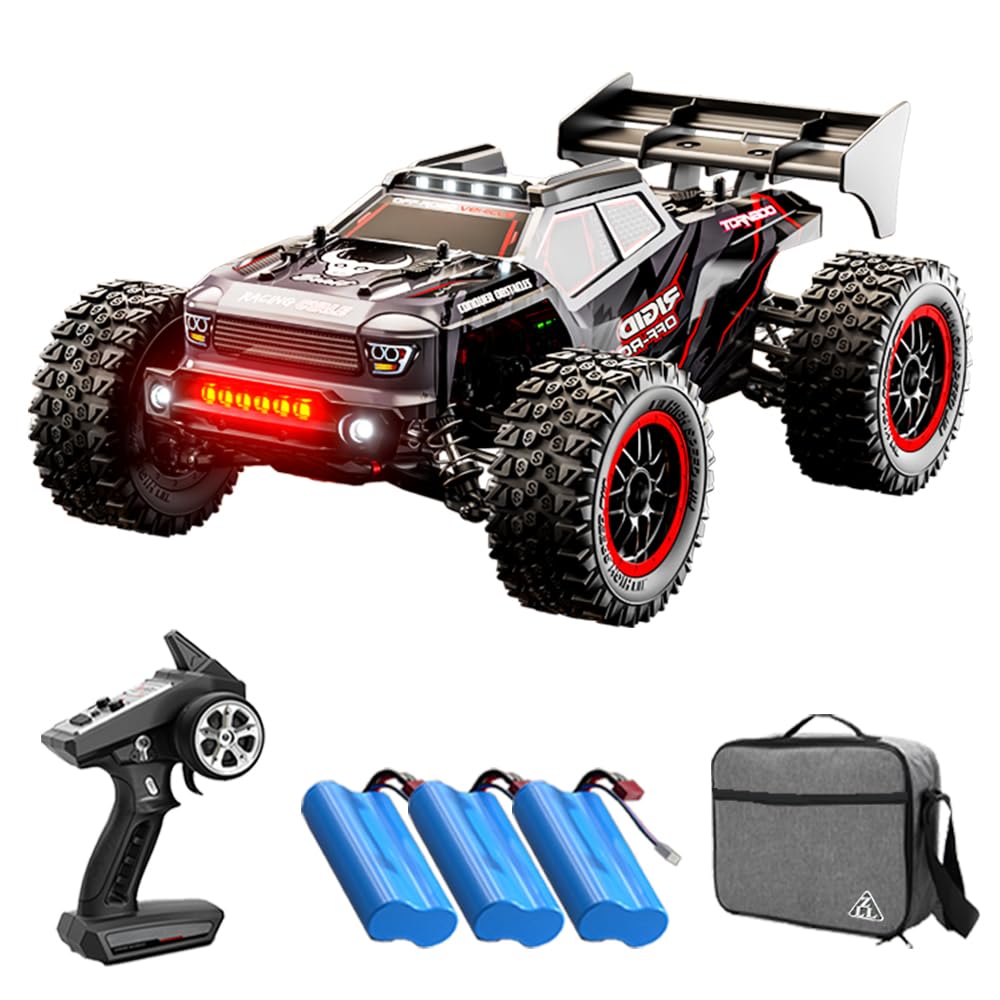 Zdalnie sterowany samochód dla dorosłych, 80 km/h, 1/16 Off Road Race Buggy z torbą do przenoszenia, bezszczotkowy silnik 4WD RC Truck, Offroad Drift