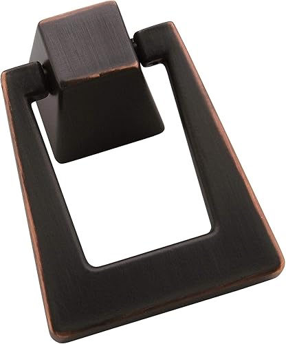 Miniatura 20 de Amerock | Manija para gabinete | Bronce champán | 4 cm de longitud | Blackrock | 2 paquetes | Manija para cajón | Herrajes para gabinete Champagne