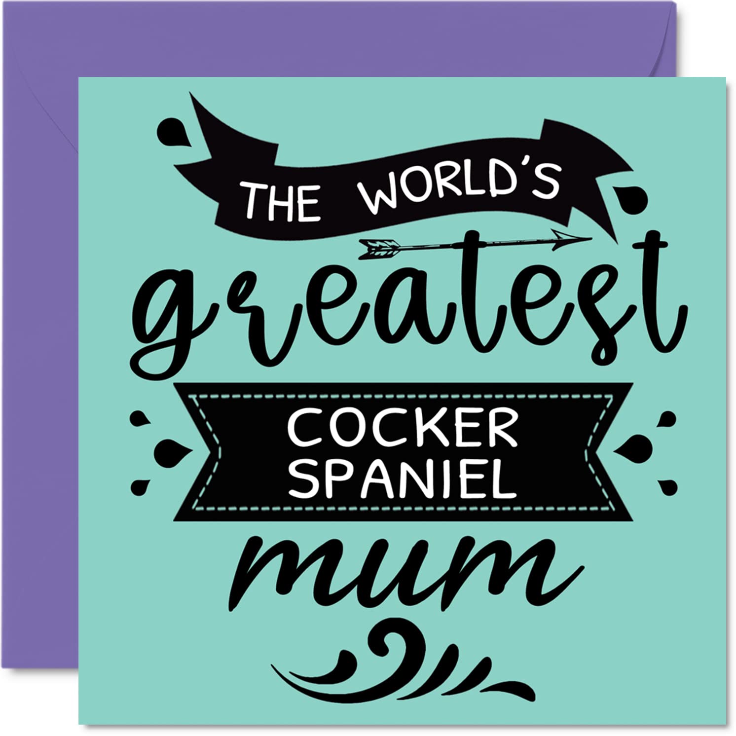 Carte D'anniversaire Cavalier King Charles Spaniel, Carte D