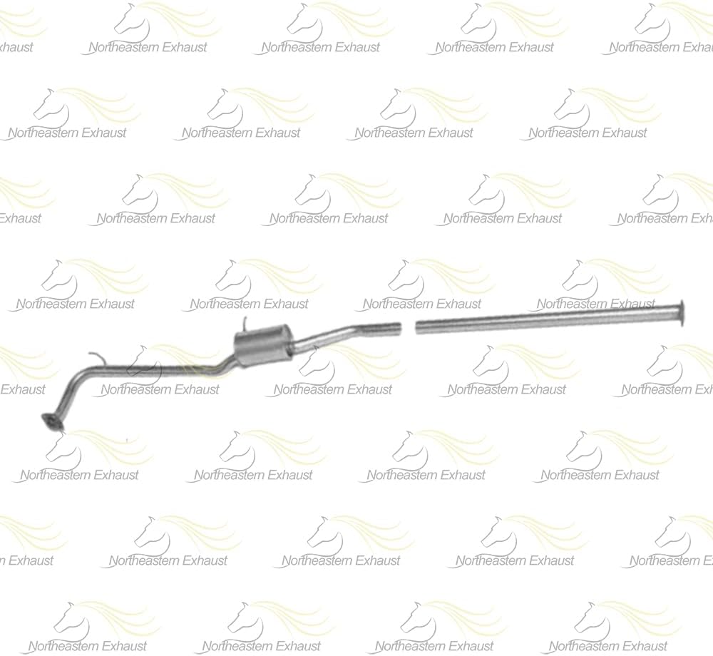 Northeastern Exhaust | Direct-Fit Exhaust Resonator Pipe Compatible for 1998-2002 Honda Accord 2.3L | Free Gaskets and Clamp Included | Automotive Replacement Part