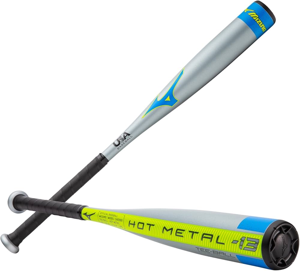 Amazon | Mizuno HOT METAL - T-Ball USA Baseball Bat (-13), 24 in