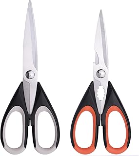 Kitchen Scissors 2-Pack, Dishwasher Safe