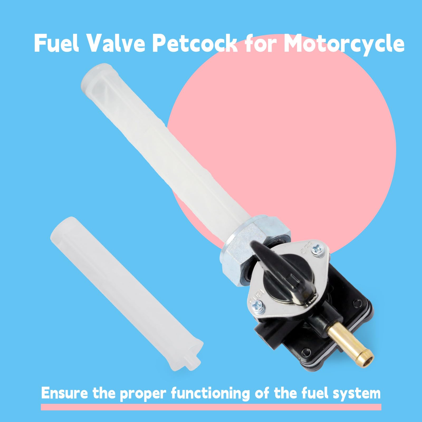 Amazon.com: GLOXTED 62169-95 Fuel Valve Petcock Compatible with