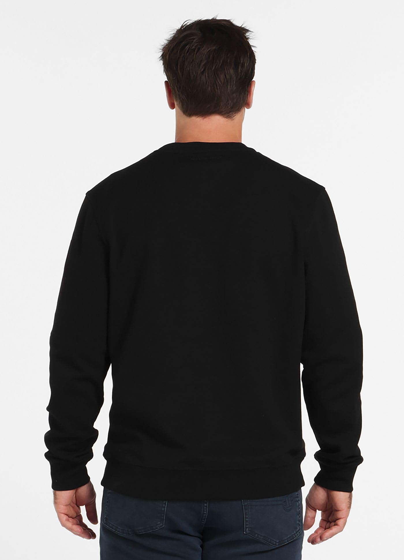 PITBULL Herren Sweatshirt Crewneck Seahill Sportlicher Pullover Pit Bull West Coast Performance Pro+ Linie, Elastische Bündchen, Atmungsaktiv