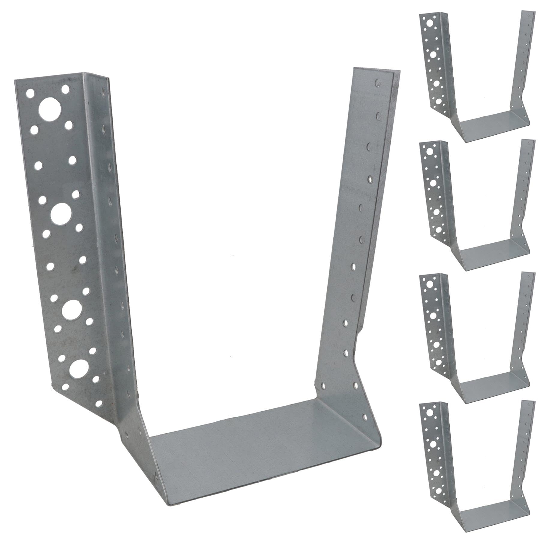 Multi Truss Hanger Joist Support Fixings 150mm (W) x 237mm (L) Galvanised 5pc