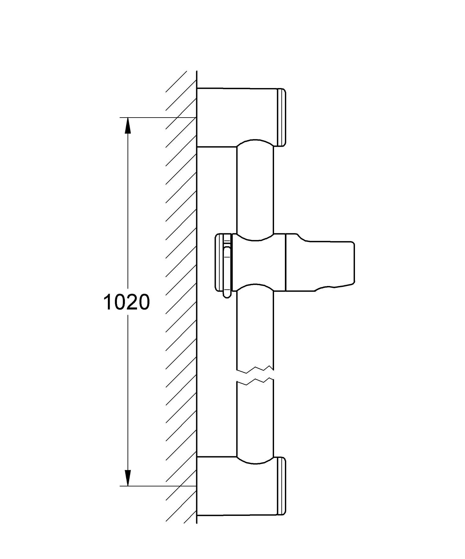 Grohe Relexa Brausestange, 1000 mm, 28621000