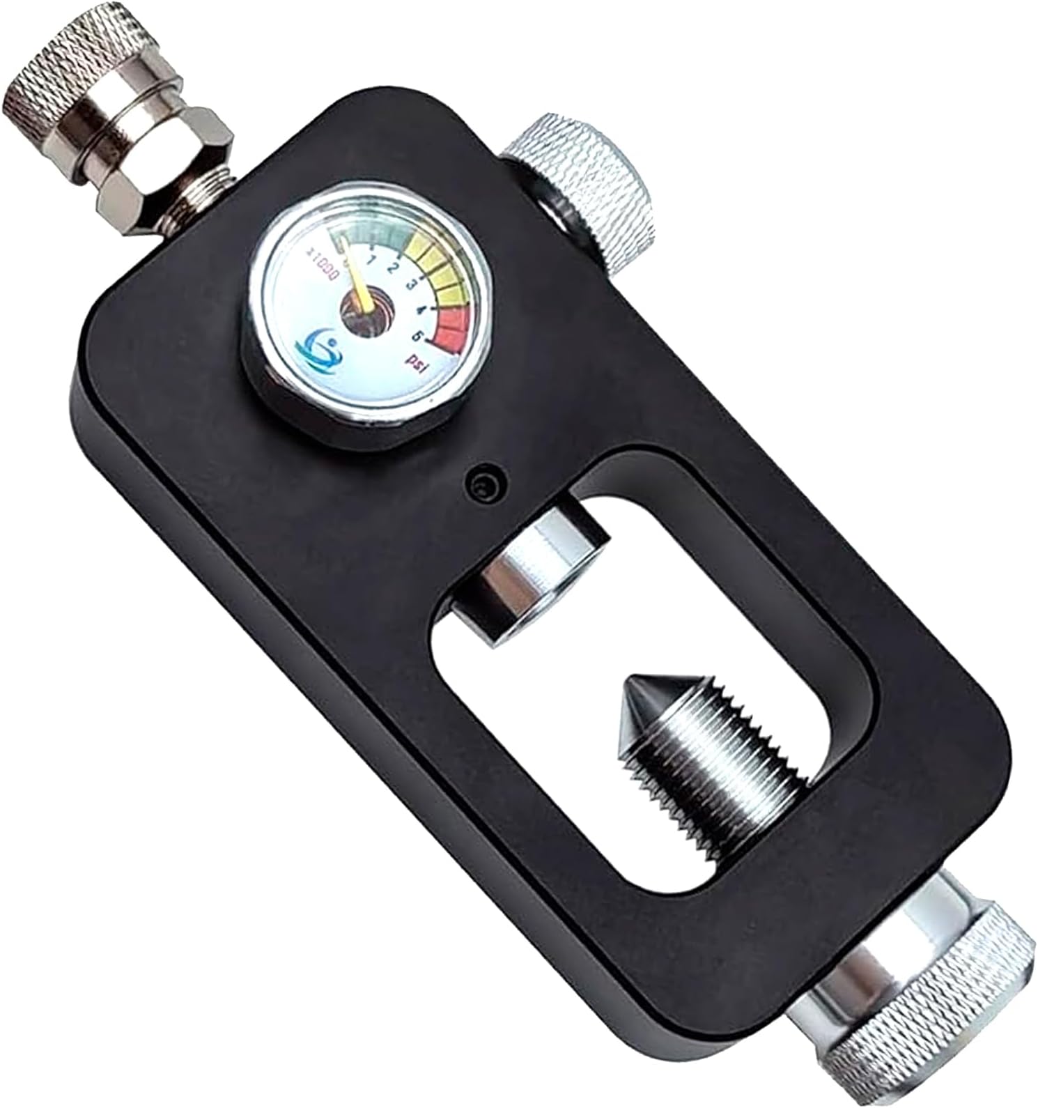 Paintball HPA Tank Fill Adapter Blk Scuba Fill Station
