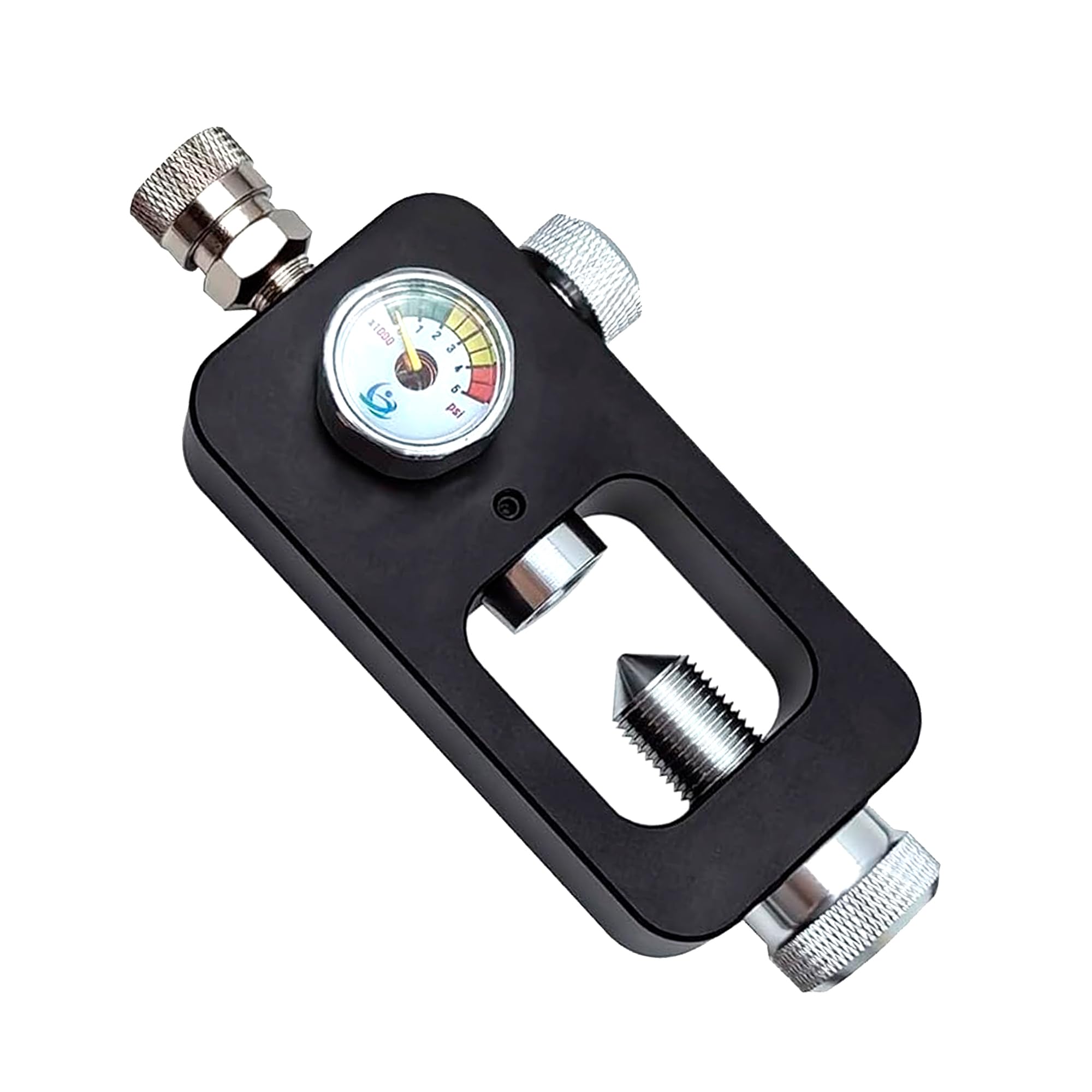 Paintball HPA Tank Fill Adapter Blk Scuba Fill Station