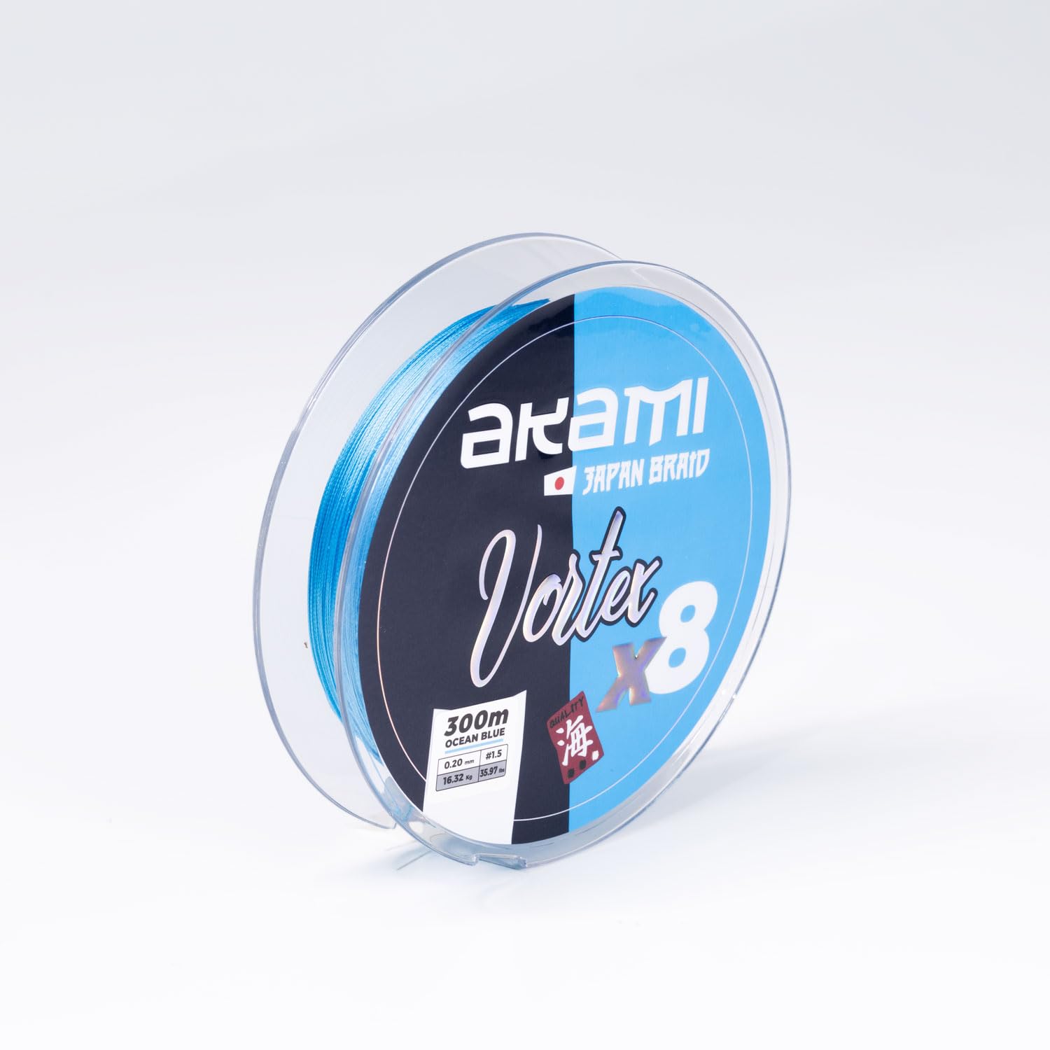 Akami VORTEX X8 MULTICOLOR Trecciato PE 8 Capi – Tecnologia Giapponese, Alta Resistenza, Profilo Tondo – Diverse Metrature