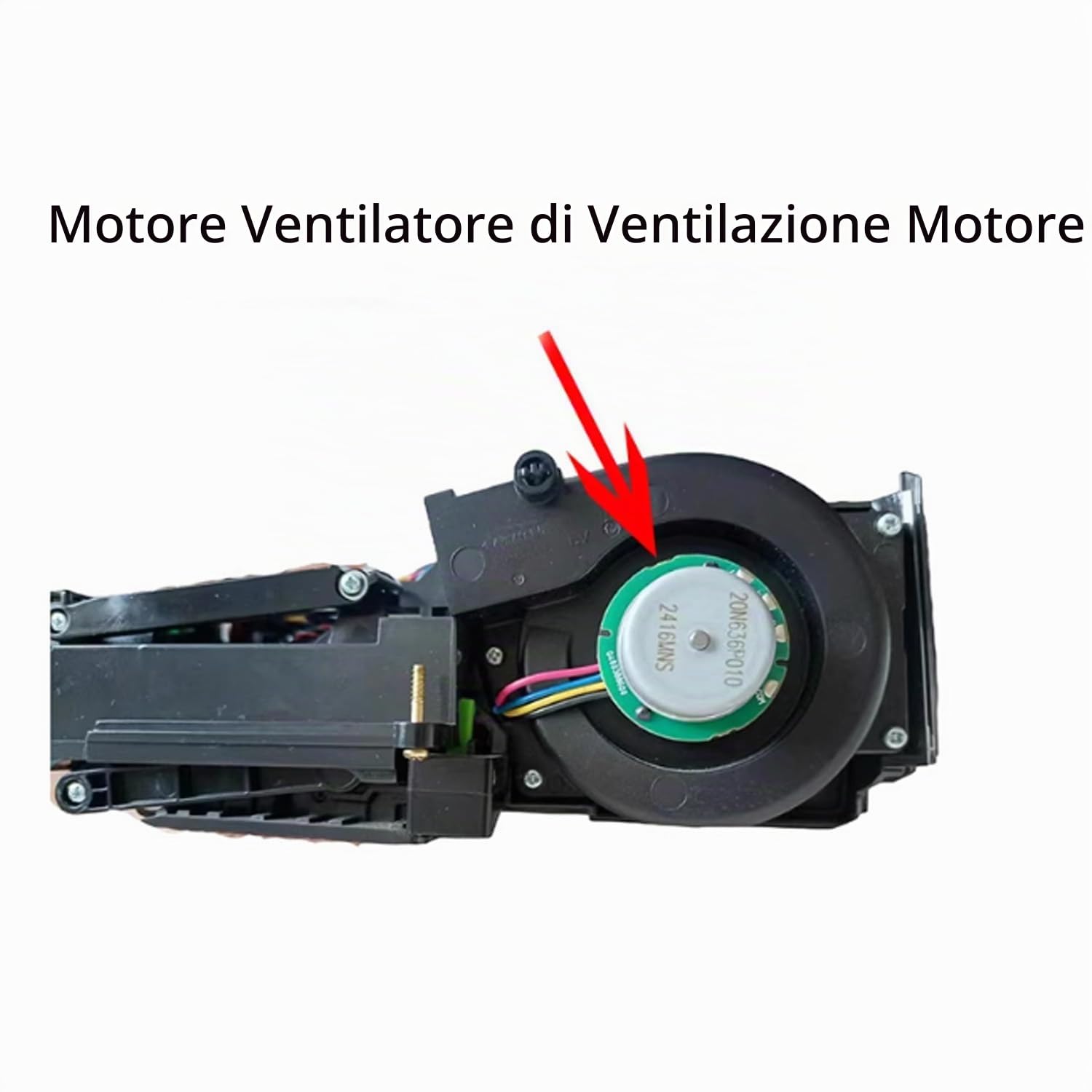 Motore del ventilatore di ventilazione del motore dell'aspirapolvere compatibile con IRobot Roomba E5 E6 I3 I3+ I4 I4+ I6 I7 I8 Motore del ventilatore di ventilazione dell'aspirapolvere, parte di