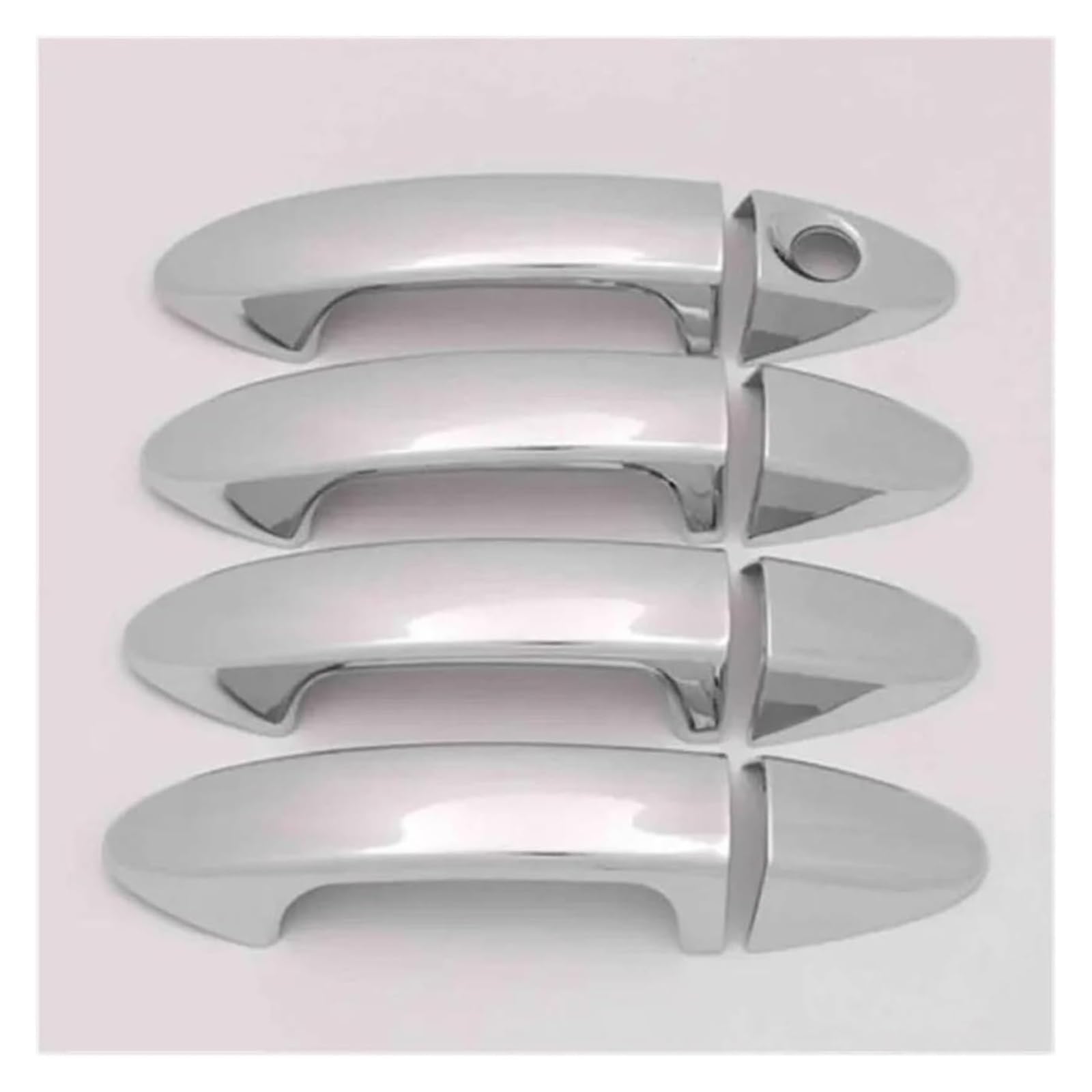 Qwqthgs 1 Car Exterior Door Handle Cap For Ecosport 2013-2018 Door Handle Bowl Replacement Car Styling Protective Cover Trim(1)