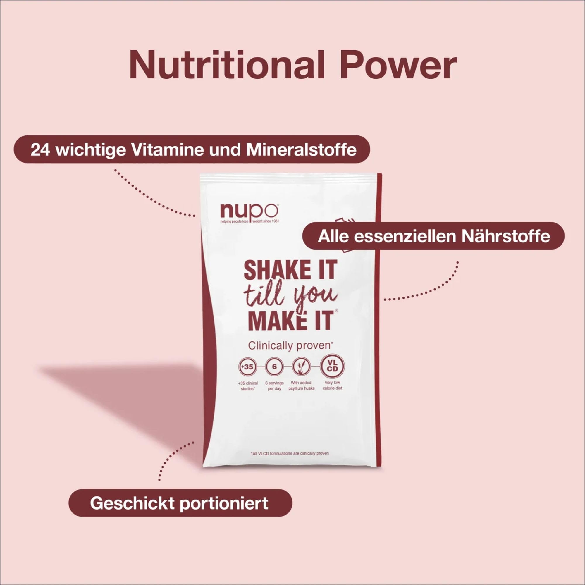 NUPO® Diet Meal Replacement extreme [Chili sin Carne - 10 Portionen] - Kalorienarme Ernährung, glutenfrei & GMO frei - Vollwertige Mahlzeitersatz abnehmen - Food replacement - Nahrungsersatz abnehmen