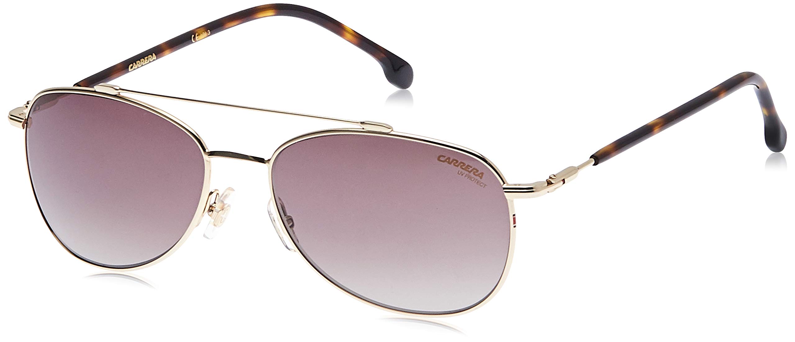 Carrera224/S Pilot Sunglasses, Gold/Brown Gradient, 58mm, 17mm