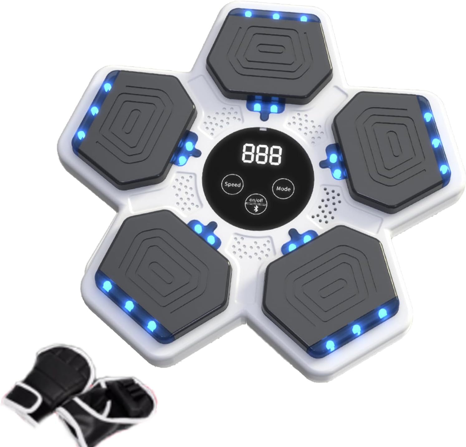 Music Boxing Machine,Home Boxing Training Device,Interactive Lighting,Adjustable Speed,Display,Wall Boxing Target