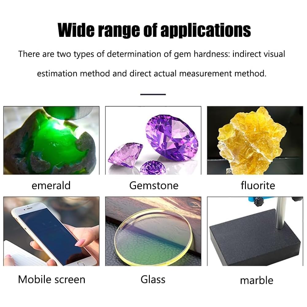 Mohs Hardness Test Kit 1-10 Scratch Tester, Scratch Jamaica Ubuy