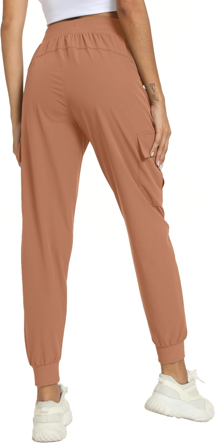 Women's Joggers Cargo Pants Lightweight Quick Dry Hiking Running Pants for Athletic Casual & Outdoor - Image 4