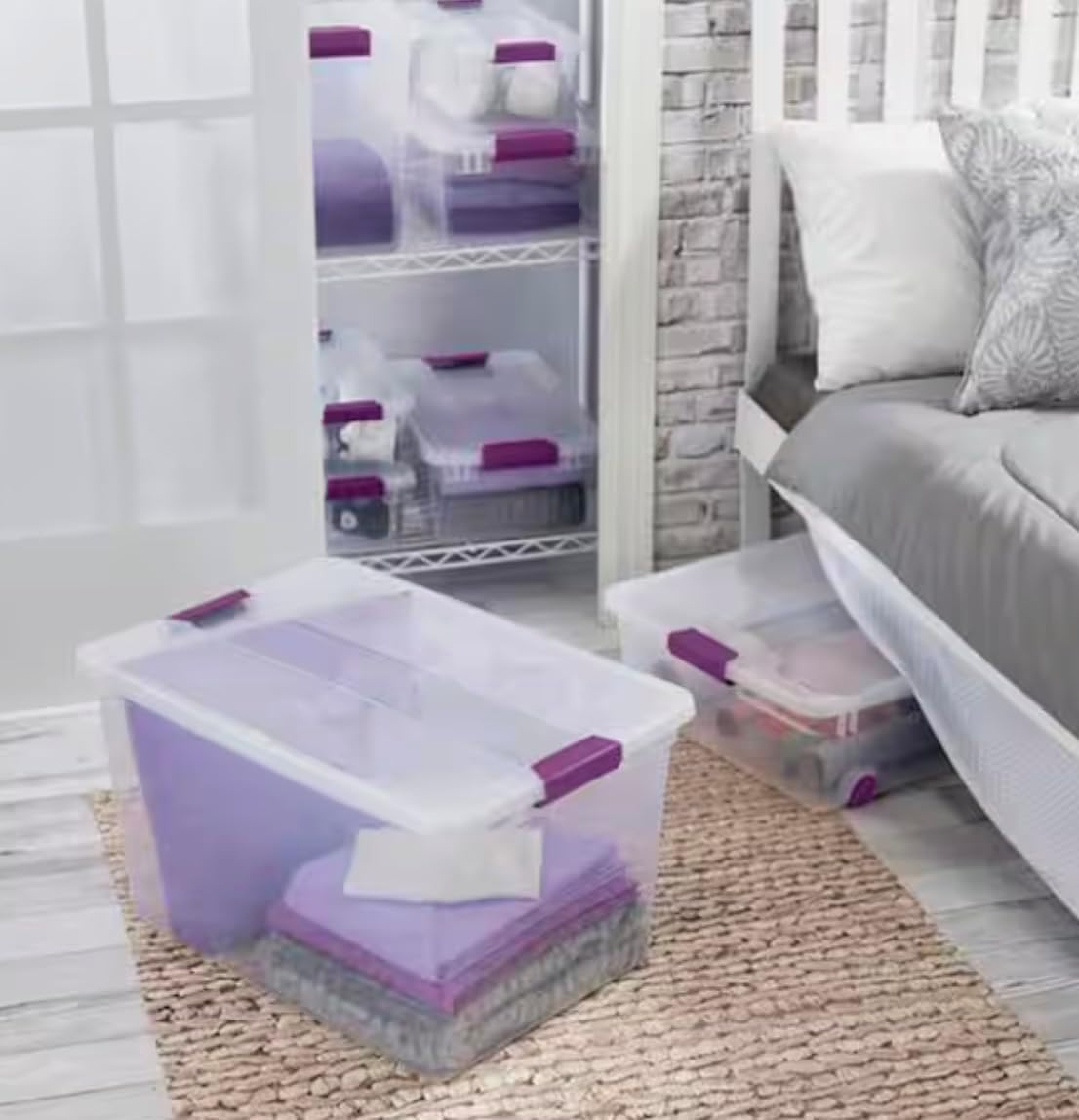 Latching Handle Storage Container (6-Pack) NN26041