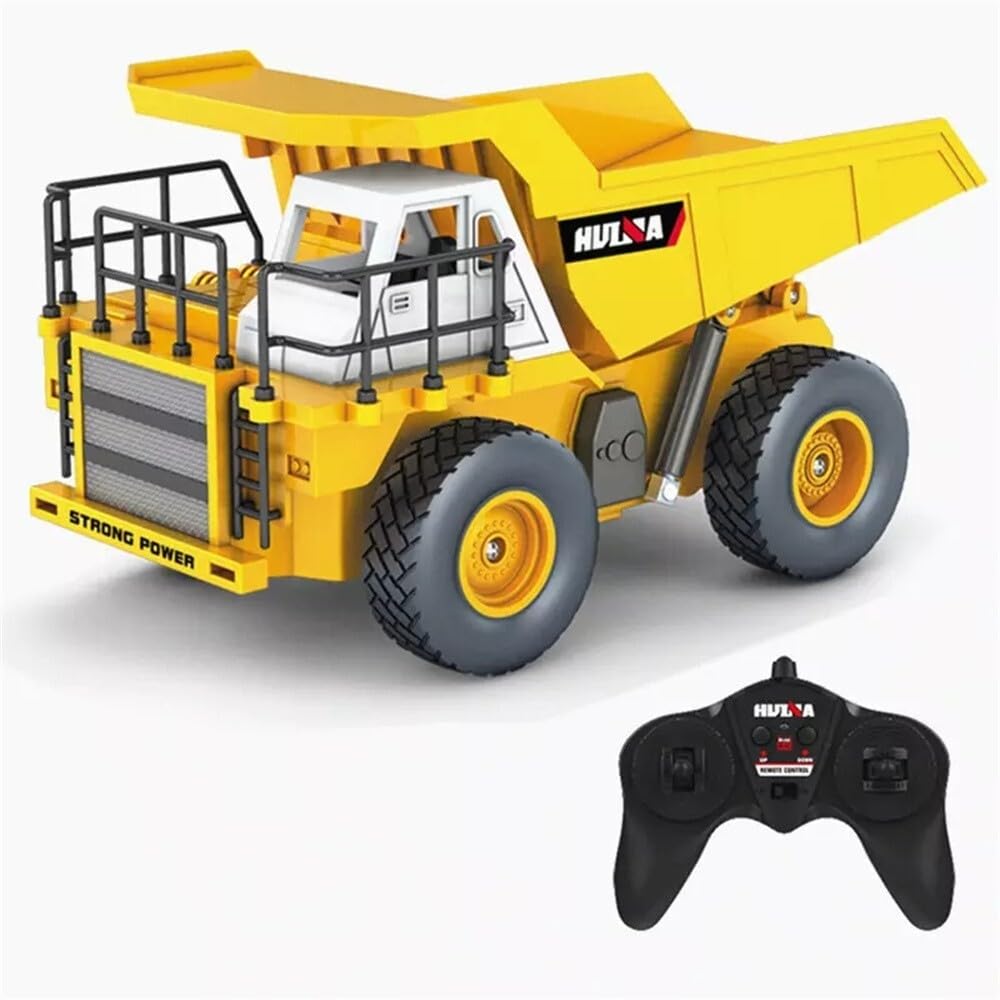DIJIUCL 1:24 Huina RC Dump Truck 2.4G Remote Dump Construction Engineering Vehicle Toy Car