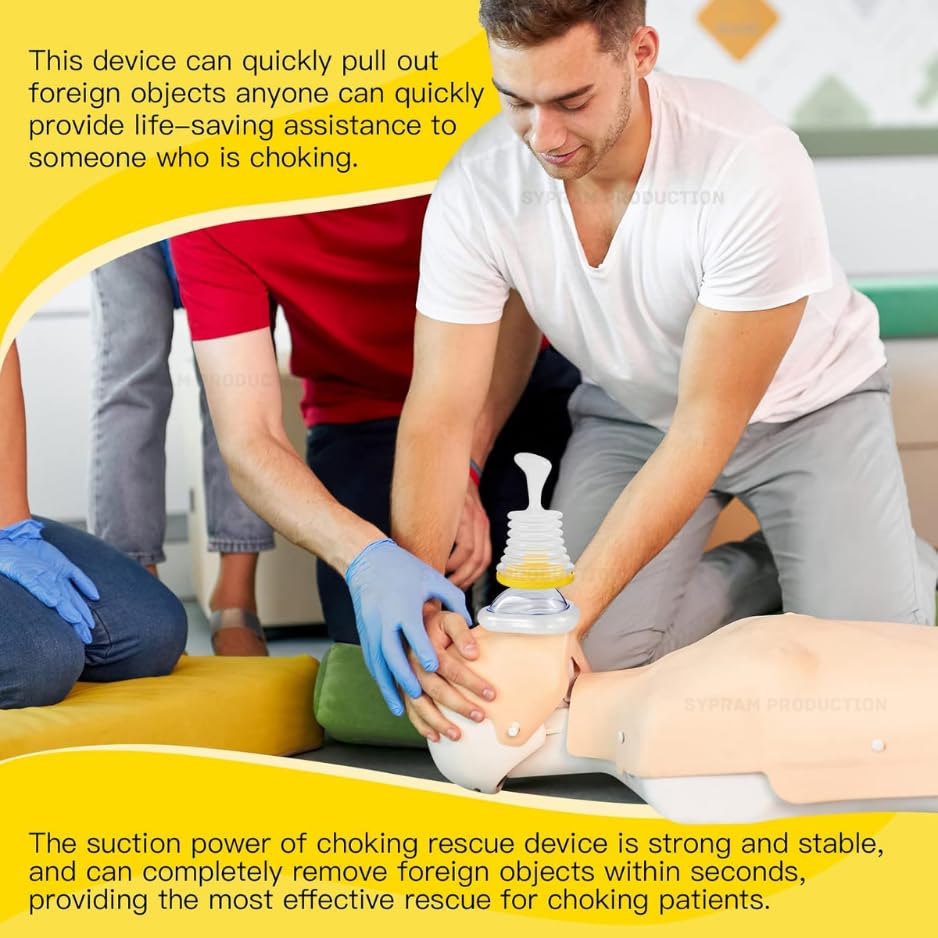 Automatic Choking Rescue Device for Kids and Adults,Rescue Device Home, Anti Choking Device for Kids and Adults, Kit for Adults and Children, Plastic,Choking Device (small Choking) - Image 7 thumbnail