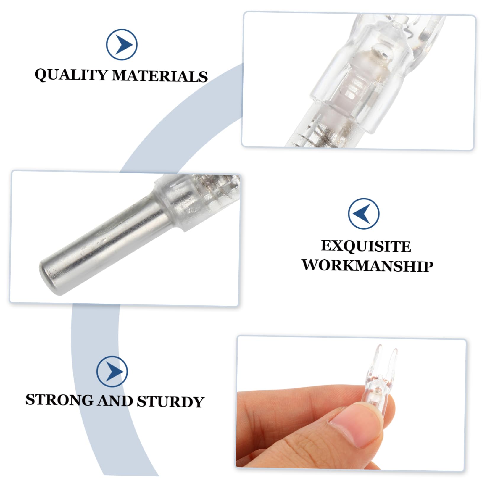 Archery Accessories Led Lighted Arrow Nocks 3pcs No Toggle Perfect for Night Archery