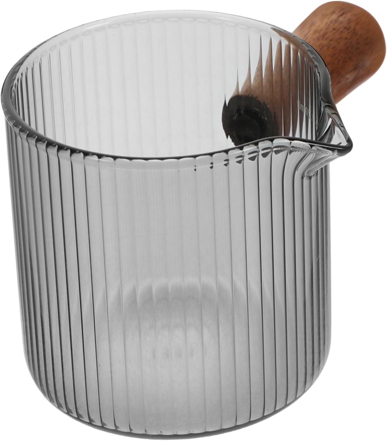 5pcs Pitcher with Handle Glass Espresso Measuring Cup for Coffee Sauces and Dipping for Kitchen Parties and Barbecues