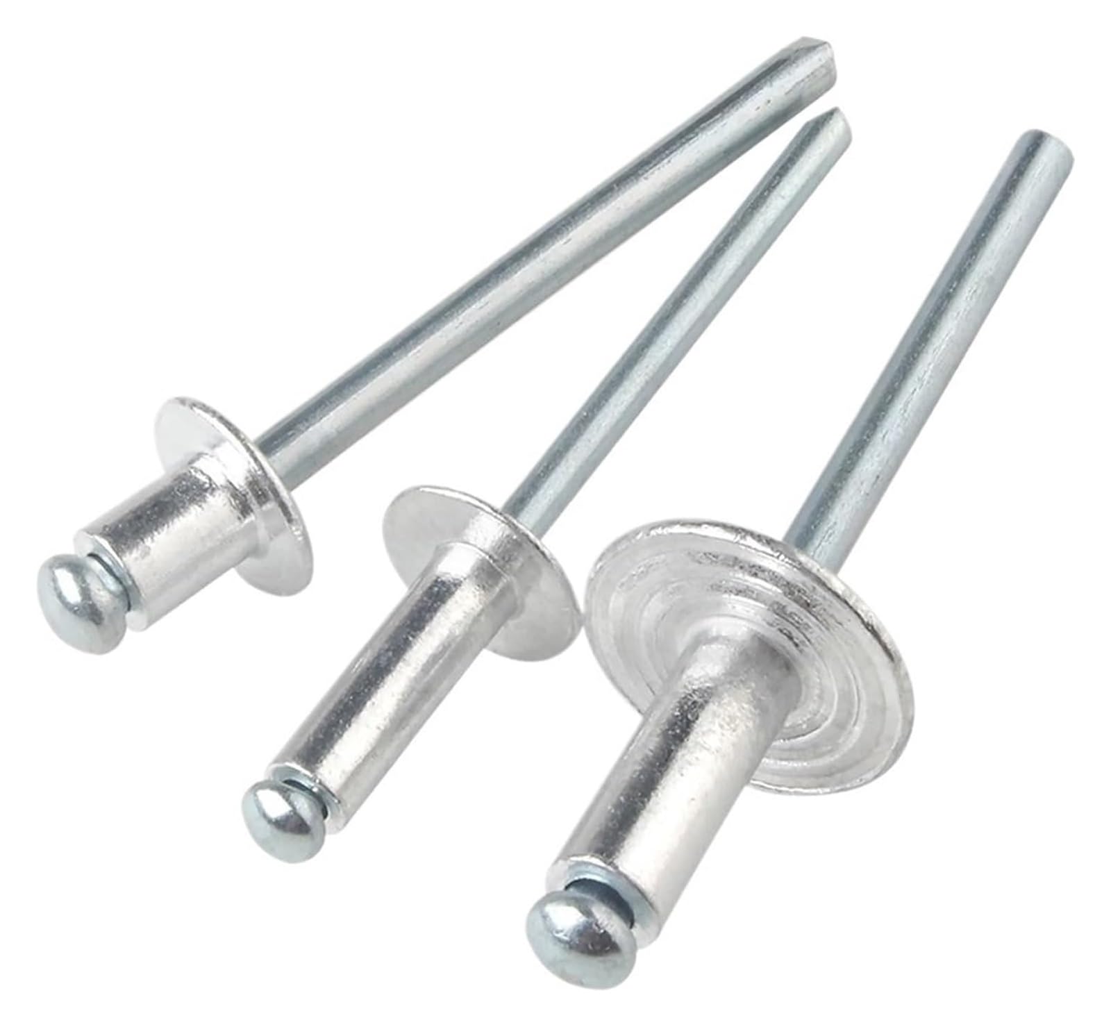 Rvets Rivetti ciechi con testa a rottura in alluminio M6, 6 mm x 10, 12, 16, 20 mm, rivetti a pressione(M6x10mm)