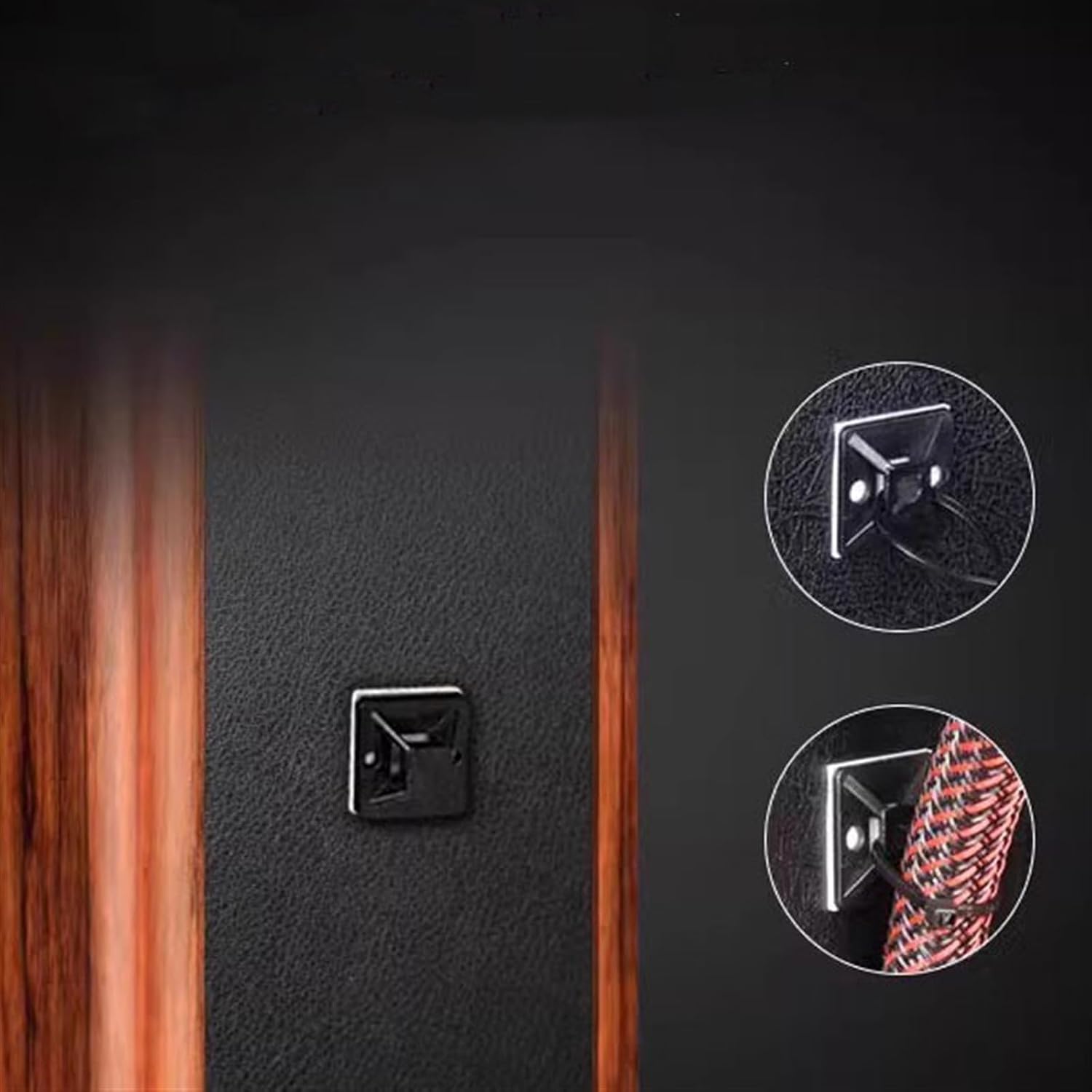 GLigeT Monitor Speaker Stands Audio Bracket Wooden Bookshelf Speaker Stand Card Package Surround Speaker Bracket Floor Stand can be Filled with Sand Studio Monitor Stand(C,70CM)