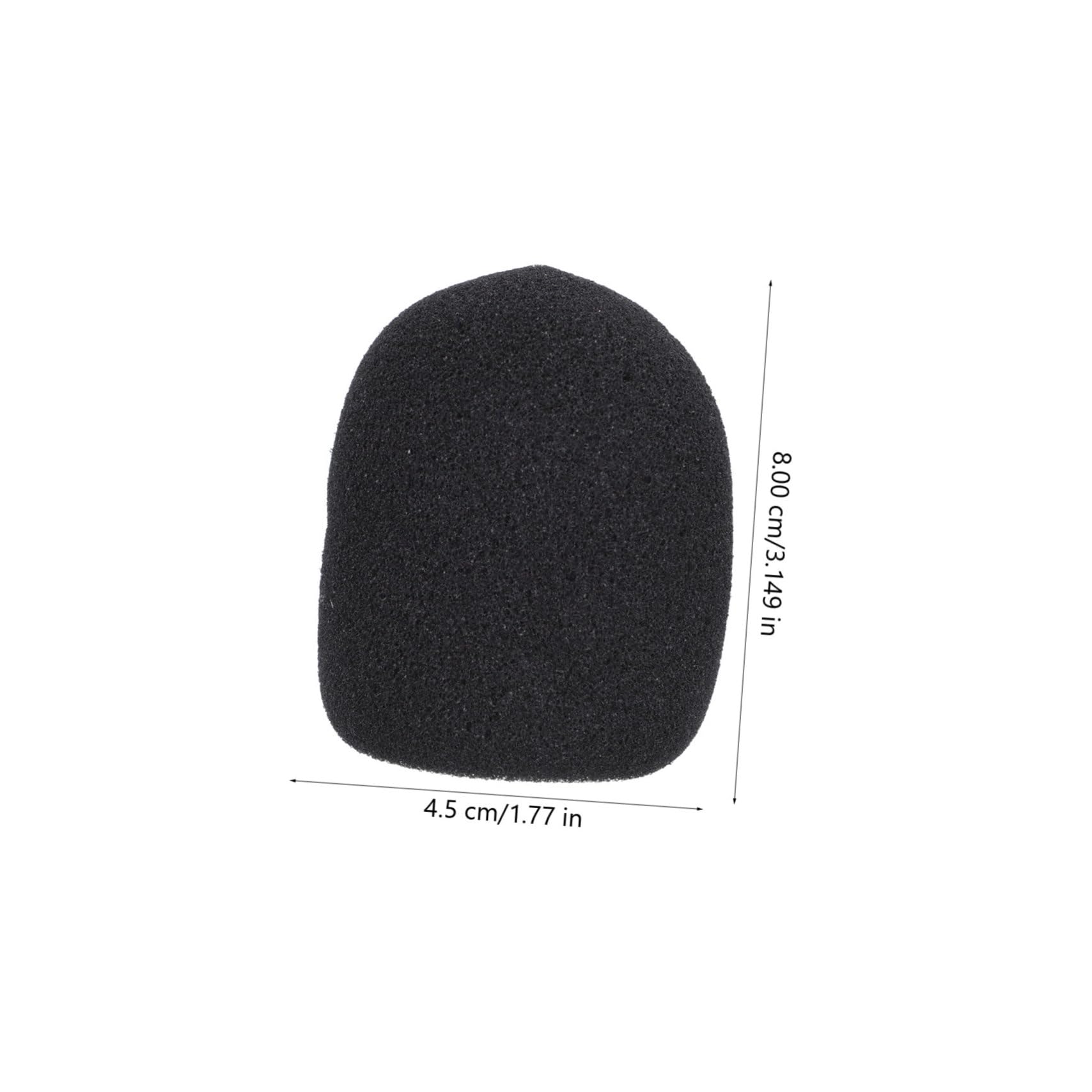 BESPORTBLE 4Sets Microphone Sponge Covers with Non Slip Rubber Holder for Ktv Conference and Performance Durable Protective Accessory for Enhanced Sound Quality