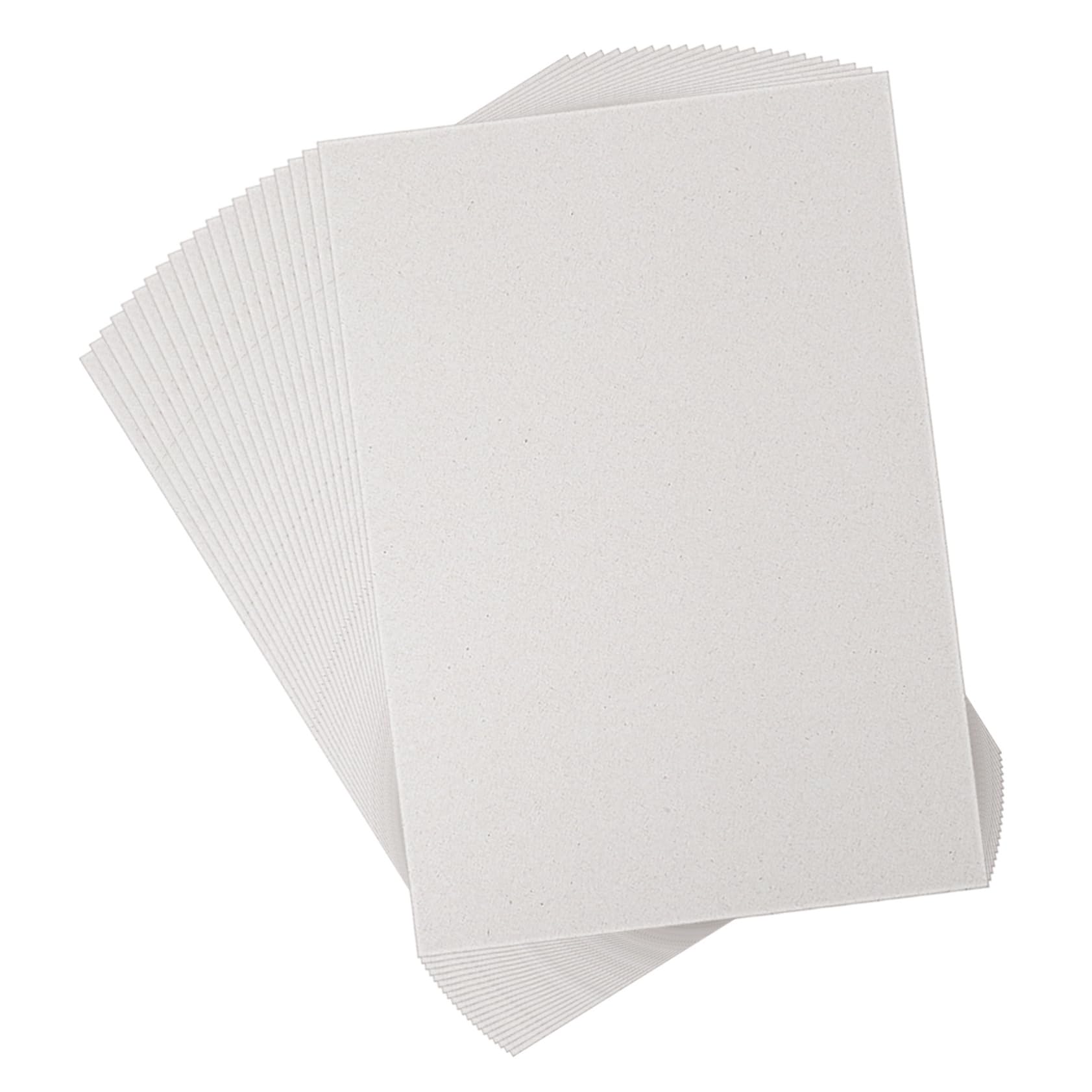 Veemoon 20 Feuilles Carton Renforcé pour Modélisme Scrapbooking Matériau de Bricolage Épaisses Stables pour Projets DIY