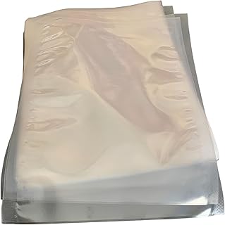 Bolsas de sellado al vacío, lisas, 300 x 400 mm, 90 my, transparentes, 100 unidades, calidad profesional HALLENDO®