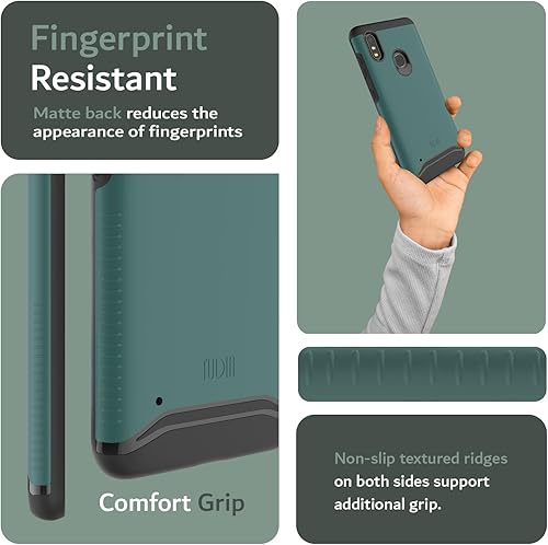 Miniatura 5 de TUDIA Merge grado militar Funda diseñada para ZTE Blade A3Prime  ZTE Blade A3Y  No es compatible con GABB Phone 4 a prueba de golpes, resistentes y