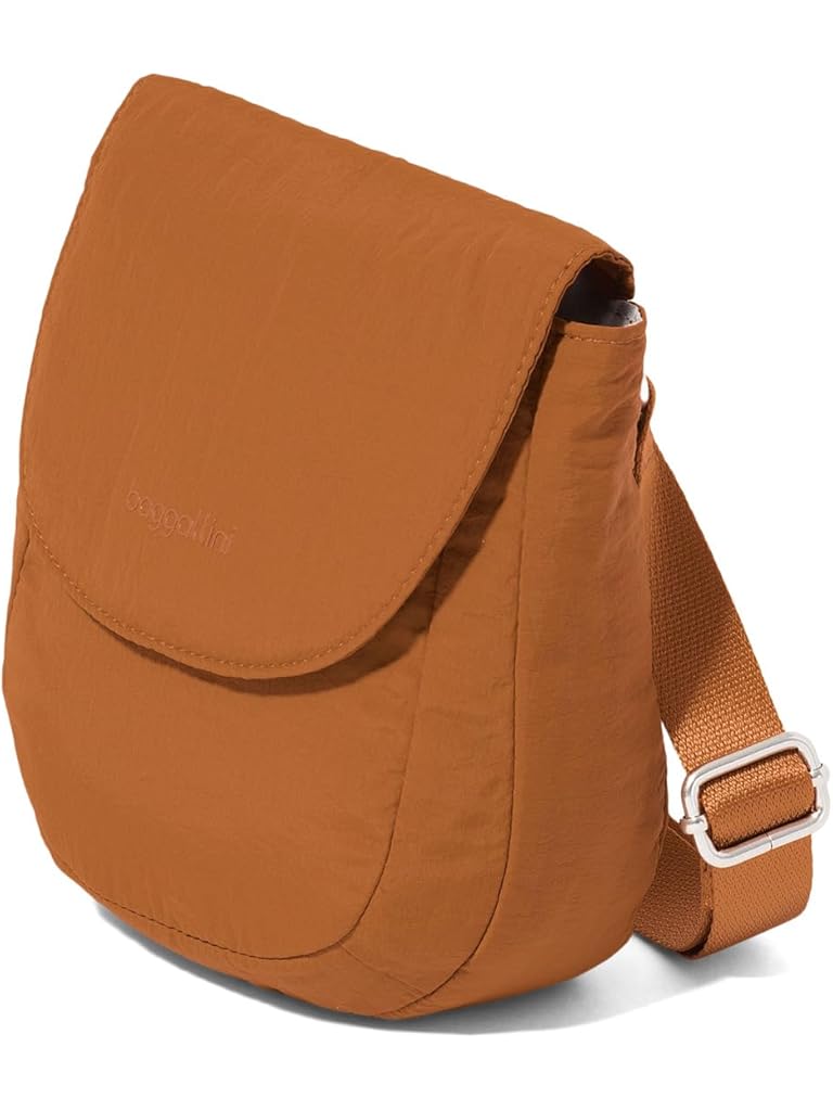 Brown Baggallini Swift Flap Mini Crossbody