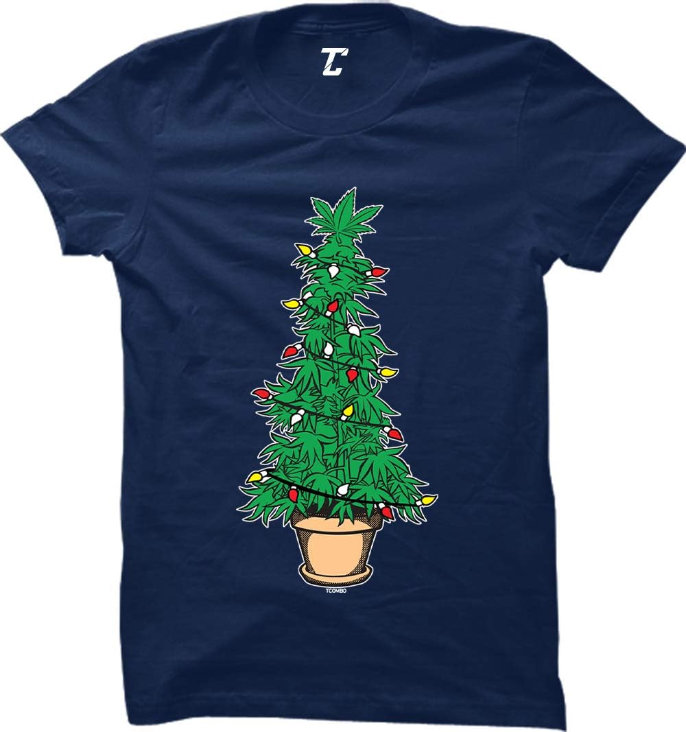 Tcombo Marijuana Christmas Tree - Xmas 420 Stoner Women's T-Shirt