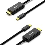 BENFEI USB C à HDMI 6 Câble de pieds [4K@60Hz, en aluminium, tressé en nylon], Thunderbolt 3/4 Compatible avec iPhone 15 Pour/Max, MacBook Pro/Air 2023, iPad Pro, Livre de surface 2, Galaxy S23 et plus encore