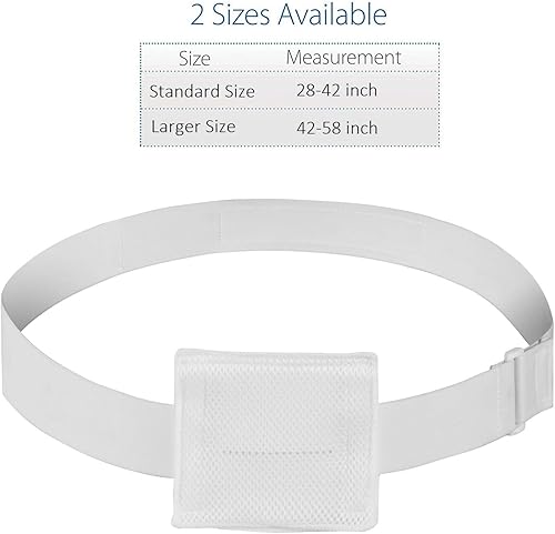 Miniatura 2 de Tubo de alimentación de diálisis peritoneal G Tube Belt G-Tube Holder, cómodo y ocultador Gastrostomía Tubos de diálisis abdominal Almohadillas de