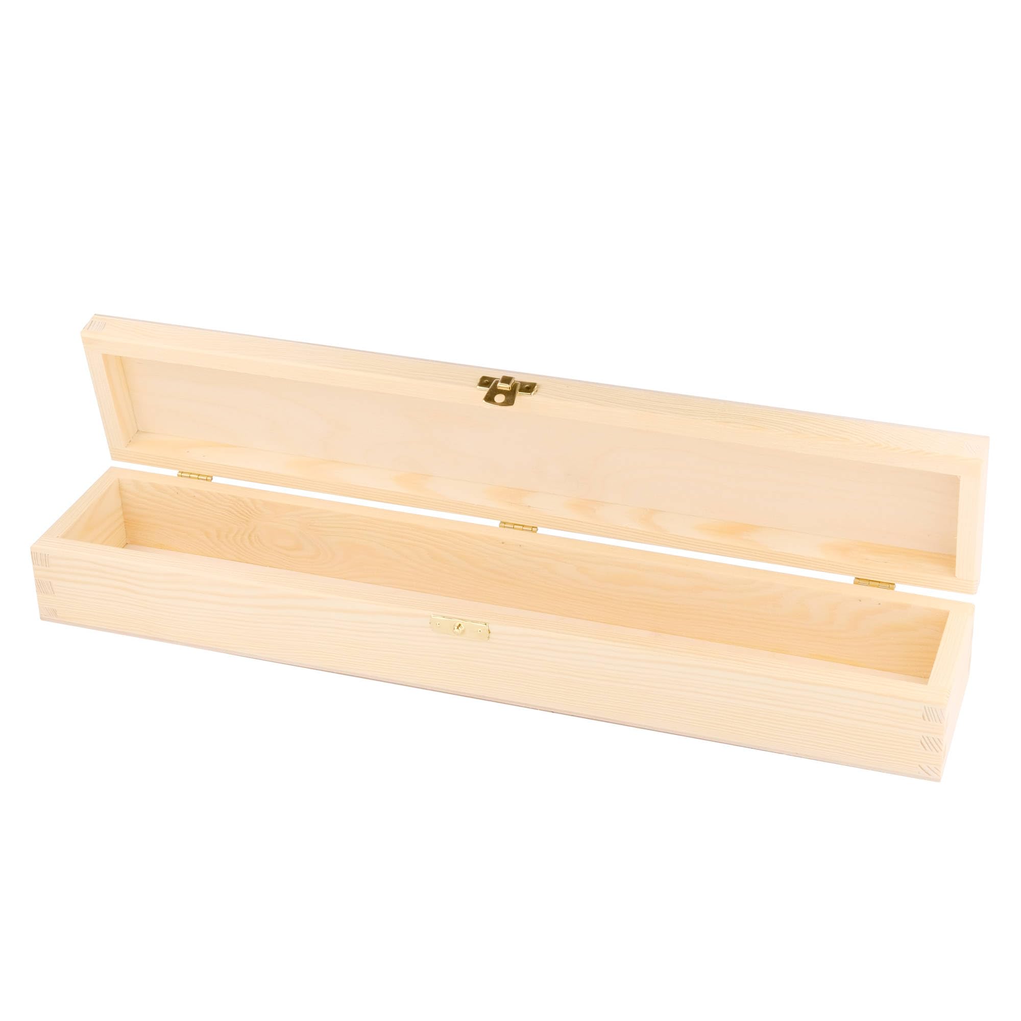 Wooden World Mondo in Legno - Scatola in legno per candele lunghe scatola per candele da battesimo e comunione o scatola per bacchette